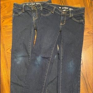 Price for Pair of 2.Cat&Jack Super Stretch.Straight Leg.Size 7/adjustable, Jeans